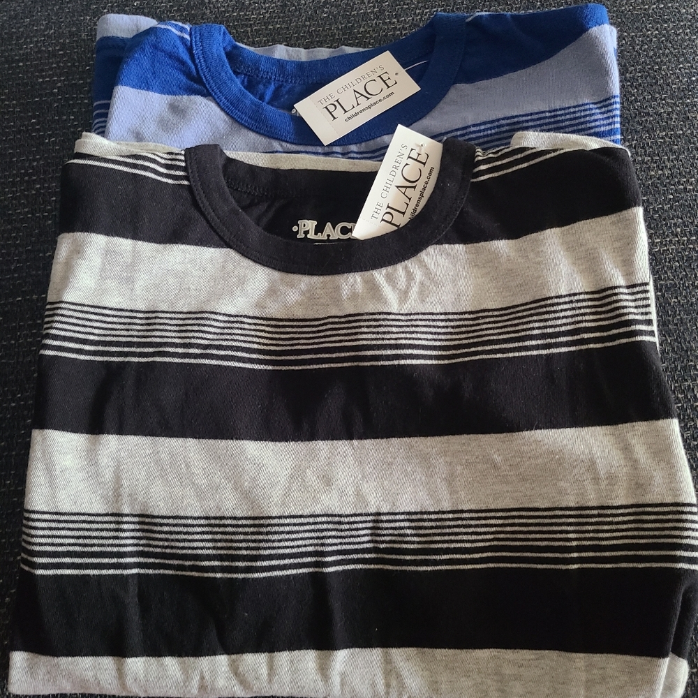 2 children's place boys shirts size 7